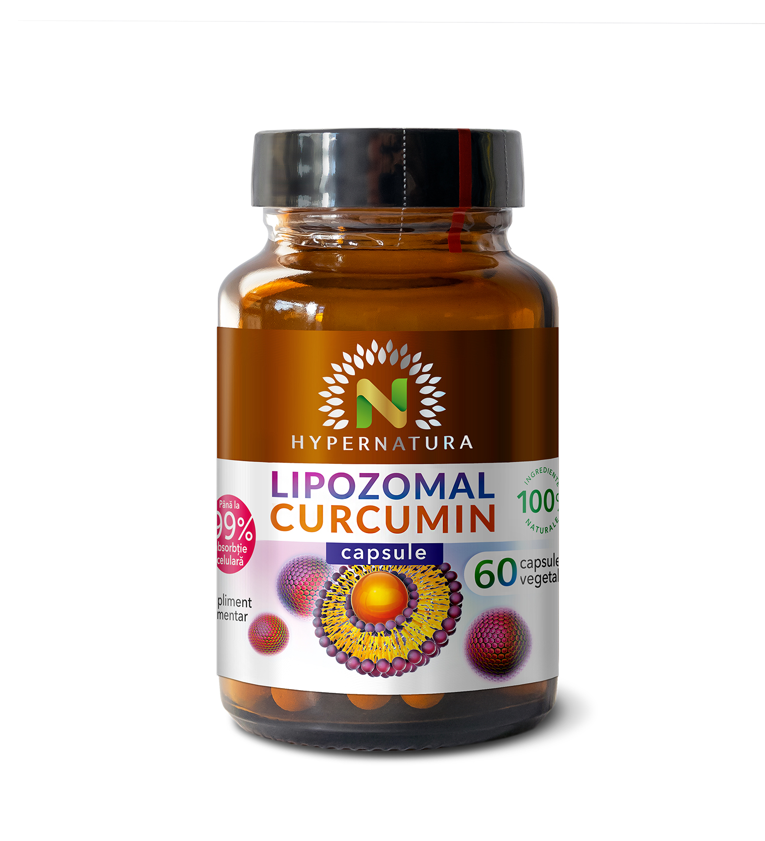 Lipozomal Curcumin capsule – antiinflamator si antioxidant – 60 cps